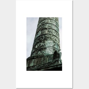 The Column At Vendome - The Base - A Different Perspective © Posters and Art